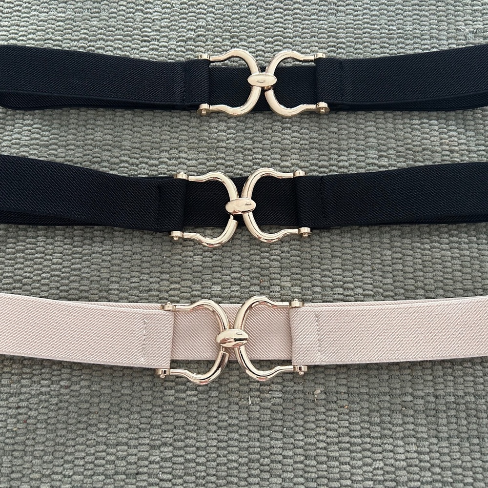Elastic Waist Belt - Black